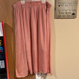 Banana Republic Dusty Rose A-Line Maxi Skirt
